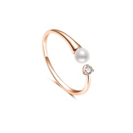 Pearly Lustre Top Grade Freshwater Pearl Ring WR00373 | CELESTE