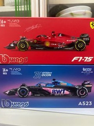 1:43 f1 模型車 法拉利 alpine