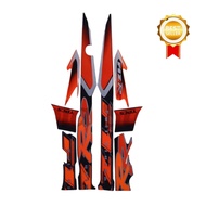 Yamaha F1ZR F1 Zr 2002 Full Clutch Striping Sticker BlackORANGE Standard Motorcycle Body List F1ZR 2