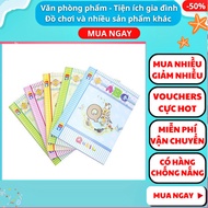Lốc 5 cuốn tập ABC 200 trang 4 ô li loại tốt giá sỉ - vở 200 trang - vở 4 ô li - Giá rẻ - Chất lượng
