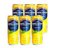 [6罐裝] San Pellegrino - 意大利 檸檬味 有汽水 - 330亳升 x 6