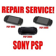 PSP REPAIR SERVICES( PSP1000 PSP2000 PSP3000 PSP GO )