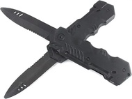 Cosplay 2pcs Retractable Hardcover Knife Toy Plastic Fake Fun Trick Gadget Props Extension Fun Prank