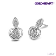 GOLDHEART Alluringly Luminous Apple Diamond Earrings, White Gold 750 (Q7WDDW0MSW001-CT)