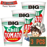 日本NISSIN Cup Noodle 合味道 BIG Chili Tomato 辣番茄味 杯面 3杯 (新舊包裝隨機發貨)(平行進口)