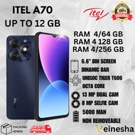 ITEL A70 4/256 GB ITEL A70 4/128 GB ITEL A70 4/64 GB GARANSI RESMI ITEL INDONESIA