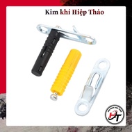Chốt liên kết tự do chốt âm lò xo tháo lắp gỗ túi 100 bộ 8mm và 85mm vàng đen CLKTD