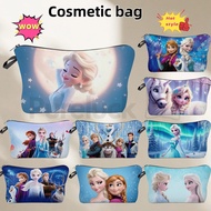 Frozen Elsa and Anna  print Ladies cosmetic bag, cute and spacious cosmetic bag, travel waterproof t