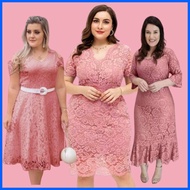 △ ✑ ✟ Mumu  Fashion OLD ROSE DRESS COLLECTION XL wedding ninang dress formal dress plus size dress