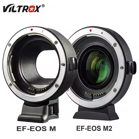 Viltrox EF-EOS M/M2 AF Lens Adapter Auto Focus 0.71X Reducer Speed Booster Mount for Canon EF to EOS