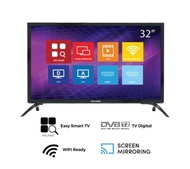 TV LED 32 INCH DIGITAL EASY SMART TV POLYTRON PLD 32MV1859 Khusus Bogor