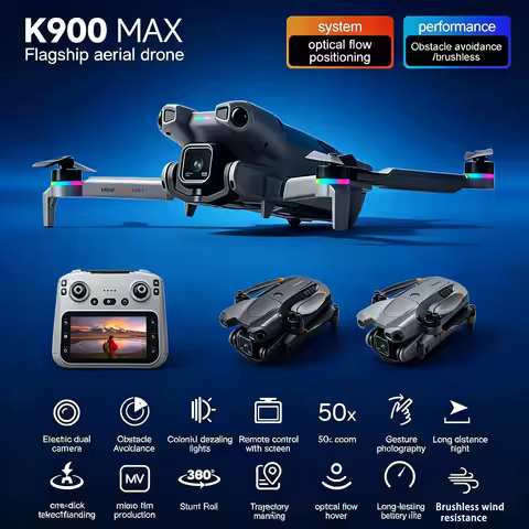Original K900 Max GPS Drone 4K8K Professional HD Camera Photography Brushless Foldable Quadcopter La