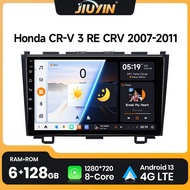 JIUYIN For Honda CR-V 3 RE CRV 2007-2011 8Core Android 13 Carplay Car Radio Multimedia Video Player 