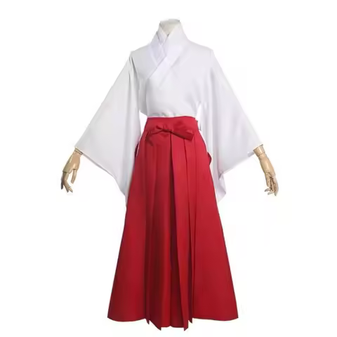 Japanese Anime Kimono Outfit Adult Woman Disguise Sorceress Priestess Style Convention-Ready Iori Ut