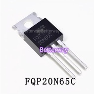 2pcs Original FQP20N65C FQPF20N65C TO-220-TO-220F new original