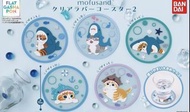 Mofusand 鯊魚貓 膠墊 杯墊
