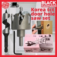 BLACK HARDWARE Lock Installation Kit Drill Cylindrical Door Lock Hole Saw Tebuk Penutup Lubang Tombol Kunci Pintu Kayu 门