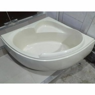 BATHTUB SUDUT CORNER MARBLE MALIBU APRONE 120