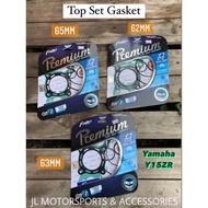 (FAST SHIPPING) Y15ZR TOPSET GASKET (FAITO PREMIUM) - (62MM/63MM/65MM)