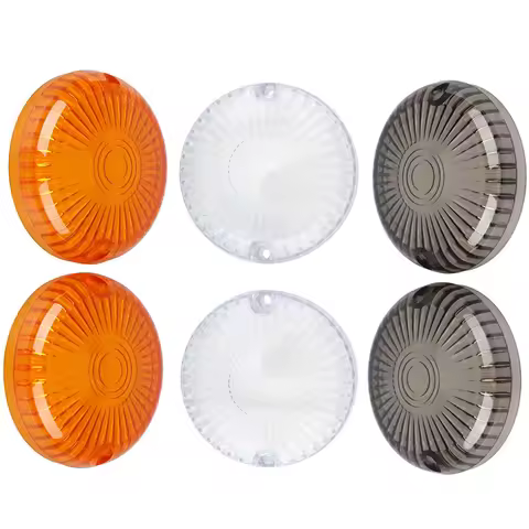 2pcs Motorcycle Turn Indicator Signal Light Len Covers For Yamaha V-Star 1100 650 Virago 250 535 700