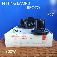 CEILING LIGHT FITTING BLACKBroco THICK MATERIAL BACKLITE E27 LED CEILING FITTING