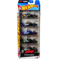 Hot Wheels Premium Formula One F1 (5-Pack | Merc AMG Petronas | McLaren | Red Bull | Visa Cash | BWT