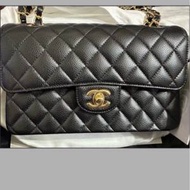 Chanel Classic Flap C23 經典黑色 細號...