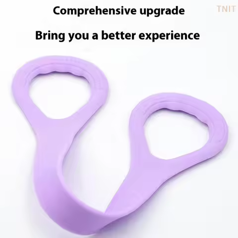 [J] 2Pcs 8-shaped Fitness Resistance Band Sports Workout Elastic Band Home Rubber Pull Rope Yoga Tra