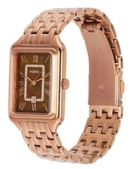 [TimeYourTime] Fossil Raquel ES5323 Brown Analog Rose Gold Stainless Steel Dress Women's Watch