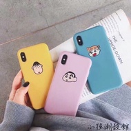 Soft Case Shinchan Face/Nene-Chan Face/Bo-Chan Face IPhone 6/6s/6+/6s+/7/8/7+/8+/X/XS/XR/XSMAX