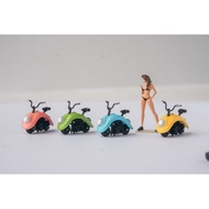1/64 unpainted 3d billet model VW bike 1:64 miniGT hotwheels accessories
