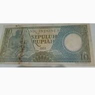 uang kertas lama sepuluh rupiah