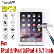 2 cái kính cường lực cho iPad 2 3 4 9.7 inch bảo vệ màn hình máy tính bảng a1395 a1396 a1397 A1416 A