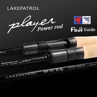 【ฝึกอบรม】ผู้เล่น FUJI O ไกด์ความรุนแรงเบ็ดตกปลา4-12LB/5-18ก. คันเบ็ดสปินนิ่งหนักโยนยาว1.98ม./2.1ม./2