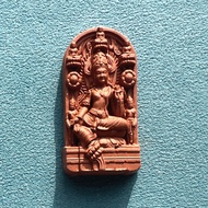 Handmade Vintage Version Green Tara Clay Fire-making Rubbing Small Buddha Statue 12.9 fc