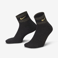 ถุงเท้า Nike Everyday Essentials Metallic Ankle Socks (1 Pair) ลิขสิทธิ์แท้ [NIKE Thailand][ FV4751-