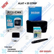Alat Accu-Chek Instant + 25 Tes Strip Alat Gula Darah Accu Check