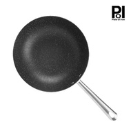 [POI] Stone Marble Cast Iron Wok Pan 30cm