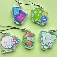 Object Show Inspired Acrylic Kawaii Phone Charms | BFDI TPOT Inanimate Insanity Animatic Battle It's