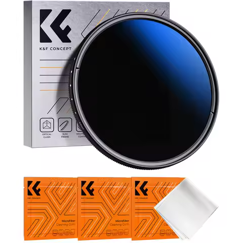 K&F Concept ND2 to ND400 ND Lens Filter Slim Fader Variable Adjustable Neutral Density 49mm 52mm 58m