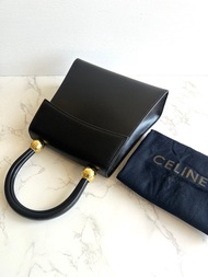 絕版中古包 Celine 雙星球黑色凱莉包 手提包 古董包 二手包 古著