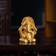 [ZISG HOT] 10PCS For Ganesha Statue Elephant Statue Decoration For Home Temple Decor