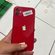 Iphone 11 128Gb Red Second Baterai (-) Fullset