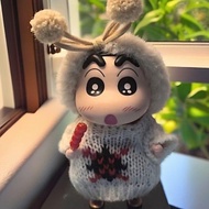 Ready Stock Milk Huhu Shinchan Crayon Home Decoration Gift Car Key Ring