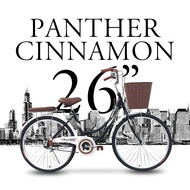 จักรยานแม่บ้าน วินเทจ Panther รุ่น Cinnamon 26นิ้ว (มีจัดส่งพร้อมขี่เป็นคัน 100%+รับประกัน)