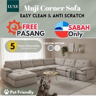 Sabah Muji Sofa Set Sofa Minimalist Very Fluffy Sofa Sabah Corner Sofa Easy Clean Sofa Modern