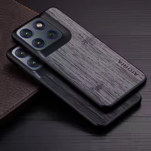 Case for Motorola Moto Edge 70 bamboo wood pattern Leather phone cover Luxury coque for Moto Edge 70