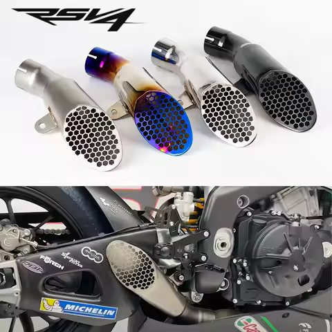 Motorcycle exhaust muffler for Aprilia RSV4 1100 Factory Tuono V4 1100 Factory 2021-2024 Slip-on Muf