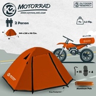 เต็นท์สนาม เต็นท์แค้มป์ปิ้ง K2 Mortorrad ขนาด2คนนอน (Saraburi Outdoor)*ตัวแทนจำหน่ายเป็นทางการ💯