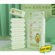 Mini Wet Tissue Wipes / Multi Purpose Wet Tissue / Compact Wet Wipes/ Safe For Baby To Use/ Travel Wipes